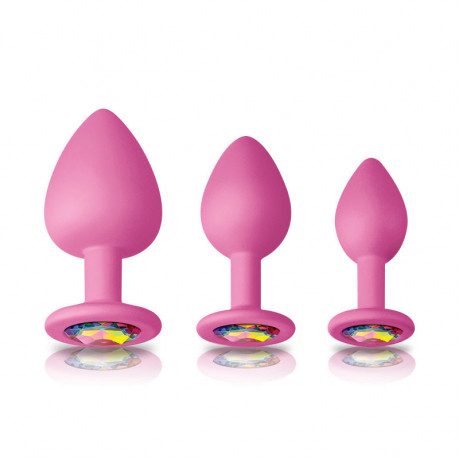 Glams Pink Spades Anal Trainer Kit Glams Pink Spades Anal Trainer Kit