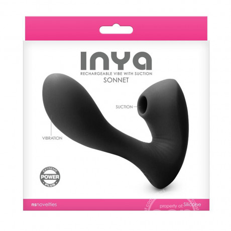 Inya Sonnet Rechargeable Vibrator With Clitoral Stimulation Inya Sonnet Rechargeable Vibrator With Clitoral Stimulation