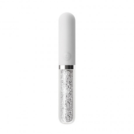 Stardust Charm 6 Inch Rechargeable Massager White Stardust Charm 6 Inch Rechargeable Massager White
