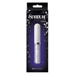 Stardust Charm 6 Inch Rechargeable Massager White Stardust Charm 6 Inch Rechargeable Massager White