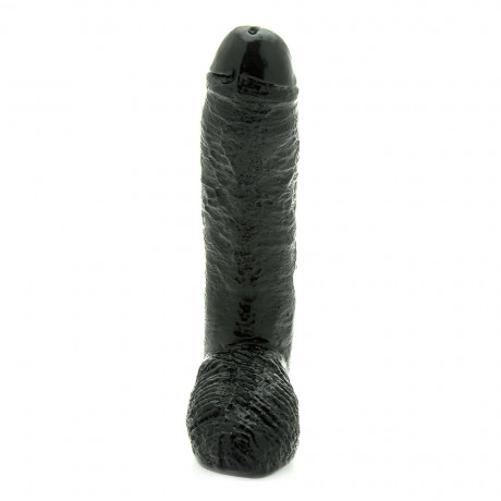 Basix 10 Inch Fat Boy Black Dildo Basix 10 Inch Fat Boy Black Dildo