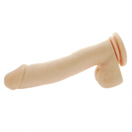 Basix 12 Inch Dong with Suction Cup Flesh Basix 12 Inch Dong with Suction Cup Flesh