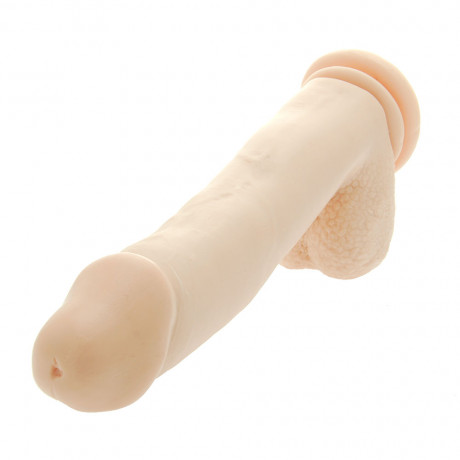 Basix 12 Inch Dong with Suction Cup Flesh Basix 12 Inch Dong with Suction Cup Flesh