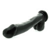 Basix 12 Inch Dong With Suction Cup Black Basix 12 Inch Dong With Suction Cup Black