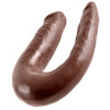 King Cock Small Brown Double Trouble Dildo King Cock Small Brown Double Trouble Dildo
