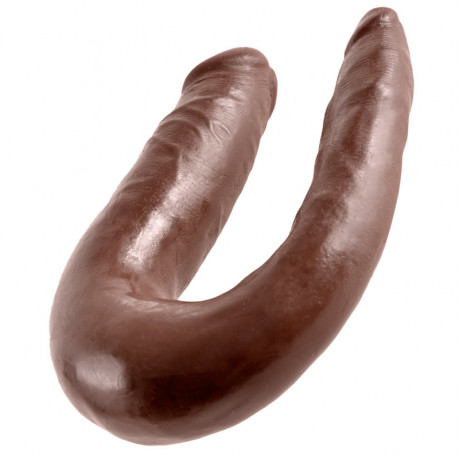 King Cock Small Brown Double Trouble Dildo King Cock Small Brown Double Trouble Dildo