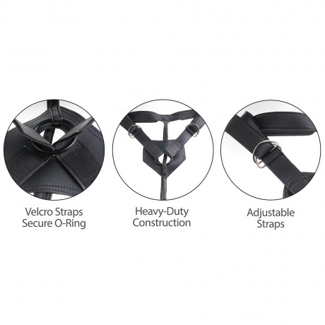 King Cock StrapOn Harness 7inch Uncut Cock King Cock StrapOn Harness 7inch Uncut Cock