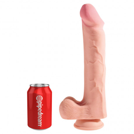 King Cock Plus 12 inch Triple Density Cock With Balls King Cock Plus 12 inch Triple Density Cock With Balls