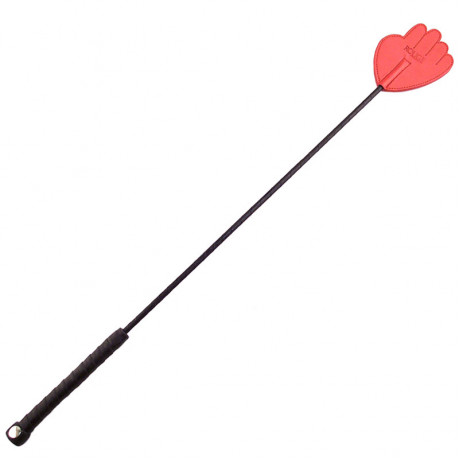 Rouge Garments Hand Riding Crop Red