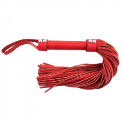 Rouge Garments Red Leather Flogger