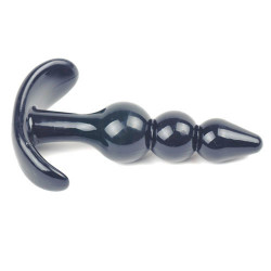 Small Black Beaded Anal Plug Small Black Beaded Anal Plug