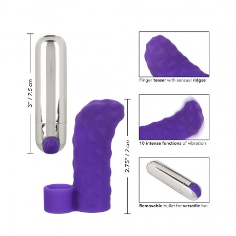 Intimate Play Purple Rechargeable Finger Teaser Intimate Play Purple Rechargeable Finger Teaser