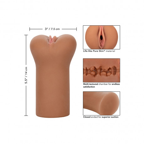 Boundless Vulva Masturbator Flesh Brown Boundless Vulva Masturbator Flesh Brown