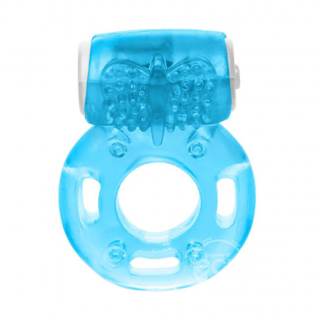 Foil Pack Vibrating Cock Ring Blue Foil Pack Vibrating Cock Ring Blue