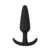 Beginners Size Slim Butt Plug Black Beginners Size Slim Butt Plug Black