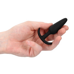 Beginners Size Slim Butt Plug Black Beginners Size Slim Butt Plug Black