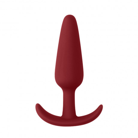 Beginners Size Slim Butt Plug Red Beginners Size Slim Butt Plug Red