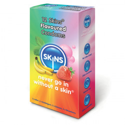 Skins Flavoured Condoms 12 Pack Skins Flavoured Condoms 12 Pack