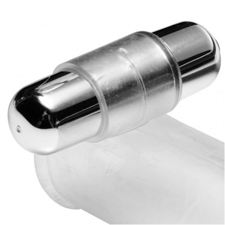 Size Matters Clear Vibrating Penis Sleeve Size Matters Clear Vibrating Penis Sleeve