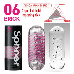 Tenga 06 Brick Spinner Masturbator Tenga 06 Brick Spinner Masturbator