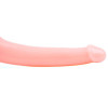 Double Fun Flesh Pink Strapless Strap On Dildo
