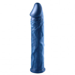 1.5 Inch Length Extender Penis Sleeve 7.5 inches Blue 1.5 Inch Length Extender Penis Sleeve 7.5 inches Blue