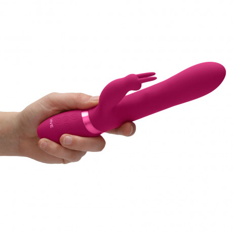 Vive Amoris Pink Rabbit Vibrator With Stimulating Beads Vive Amoris Pink Rabbit Vibrator With Stimulating Beads