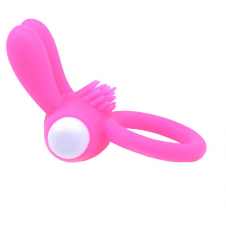 Cockring With Rabbit Ears Pink Cockring With Rabbit Ears Pink