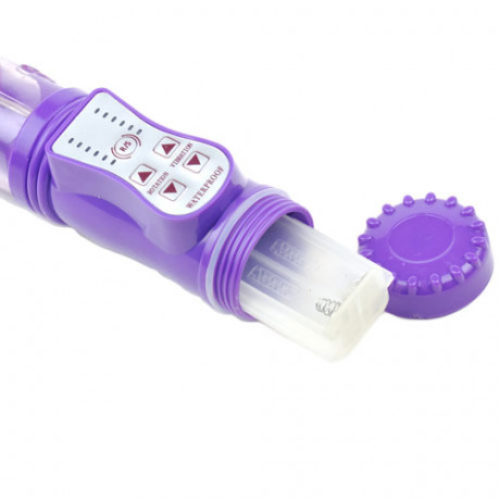 Rabbit Vibrator With Thrusting Motion Purple Rabbit Vibrator With Thrusting Motion Purple