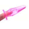 Mini Butt Plug With Finger Hole Pink Mini Butt Plug With Finger Hole Pink