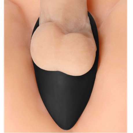 Taint Teaser Silicone Cock Ring And Taint Stimulator 2 Inch