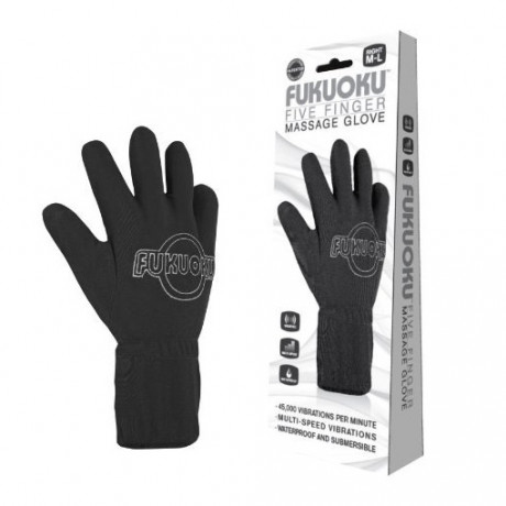 Fukuoku Vibrating Five Finger Massage Glove Right Hand Fukuoku Vibrating Five Finger Massage Glove Right Hand
